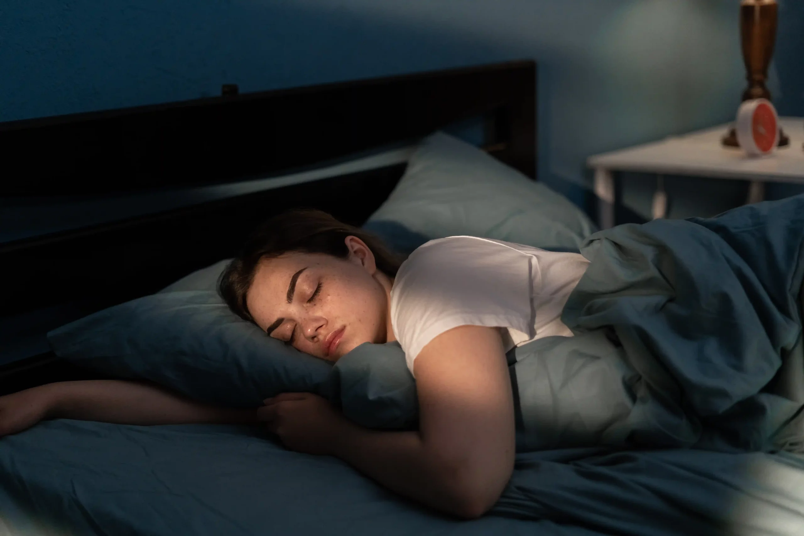 woman sleeping peacefully
